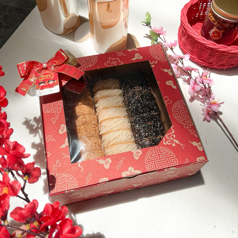 

Dapur Mami Fani | Hampers IMLEK / KUE BOLU 3 RASA (kacang, coklat, keju) | Kue Natal