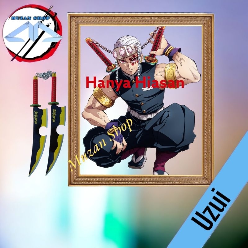 Mainan pedang kayu UZUI DEMON SLAYER