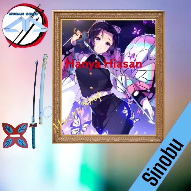 Mainan pedang kayu SINOBU DEMON SLAYER