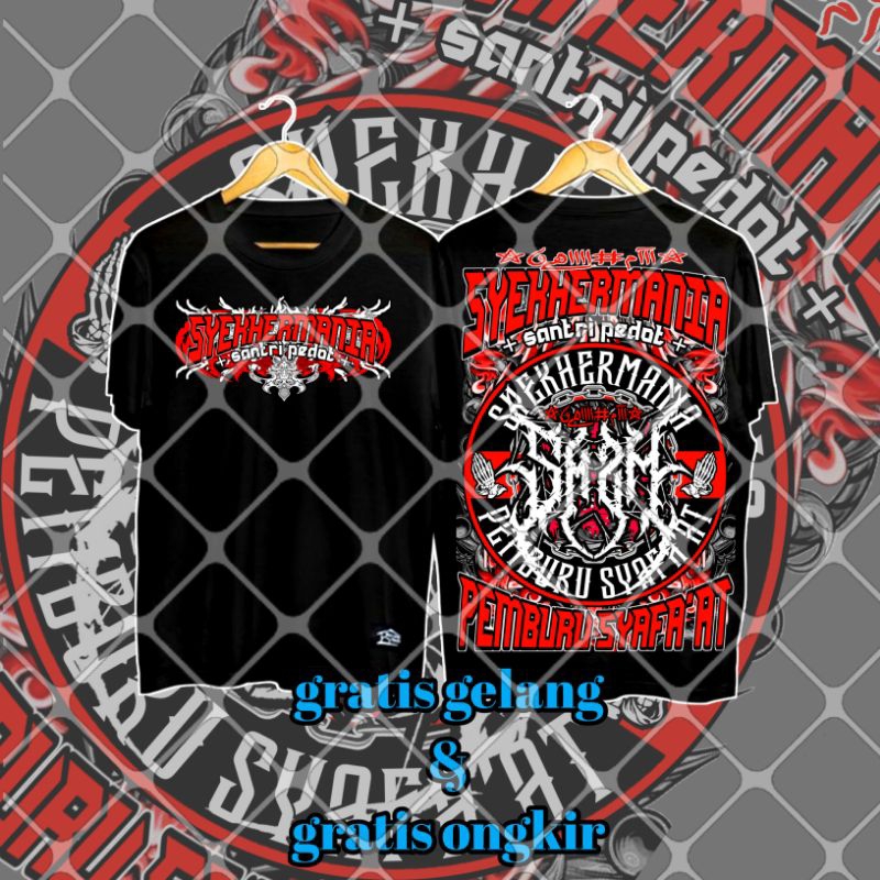 kaos syekhermania keren santri pedot, baju santri, kaos dakwah