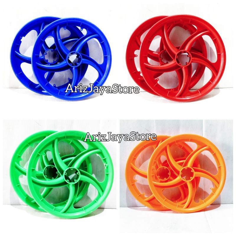 1 Stell Velg 20 Klewang Bintang Sepeda Bmx + Alat Komplit Merk Jaguar