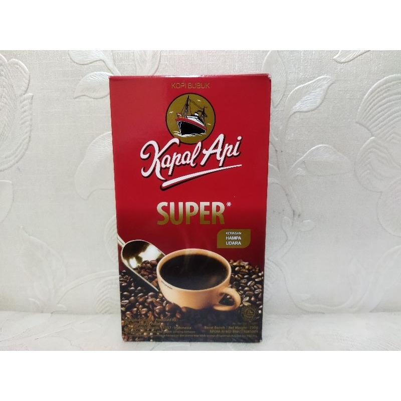 

KOPI KAPAL API SUPER 200 GRAM / KAPAL API SUPER MERAH / KOPI KAPAL API SUPER / KAPAL API SUPER / KOPI KAPAL API / KAPAL API