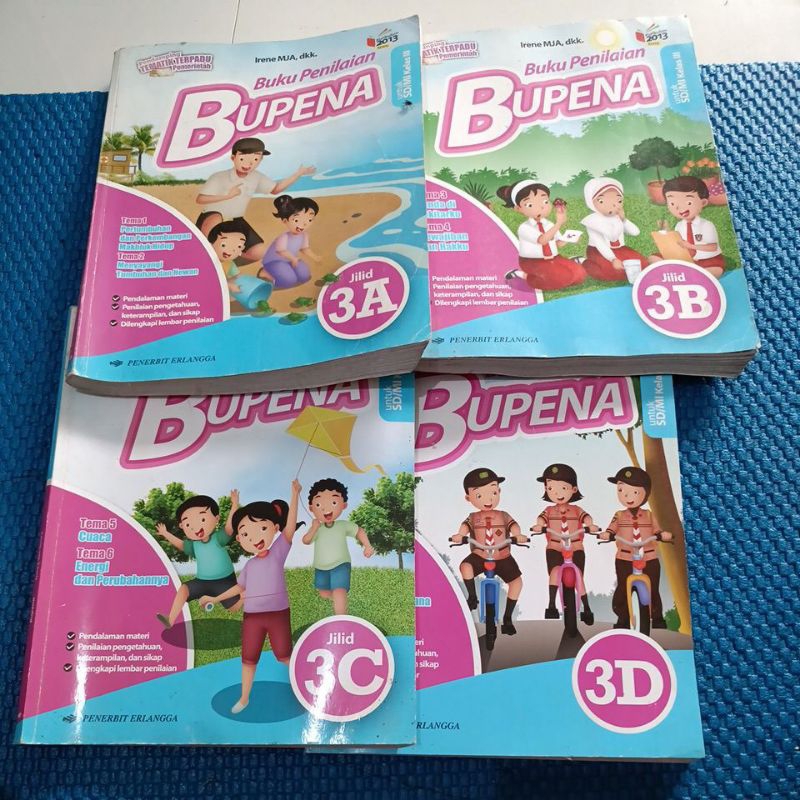 Bupena 3 A,B,C,D  (bekas)