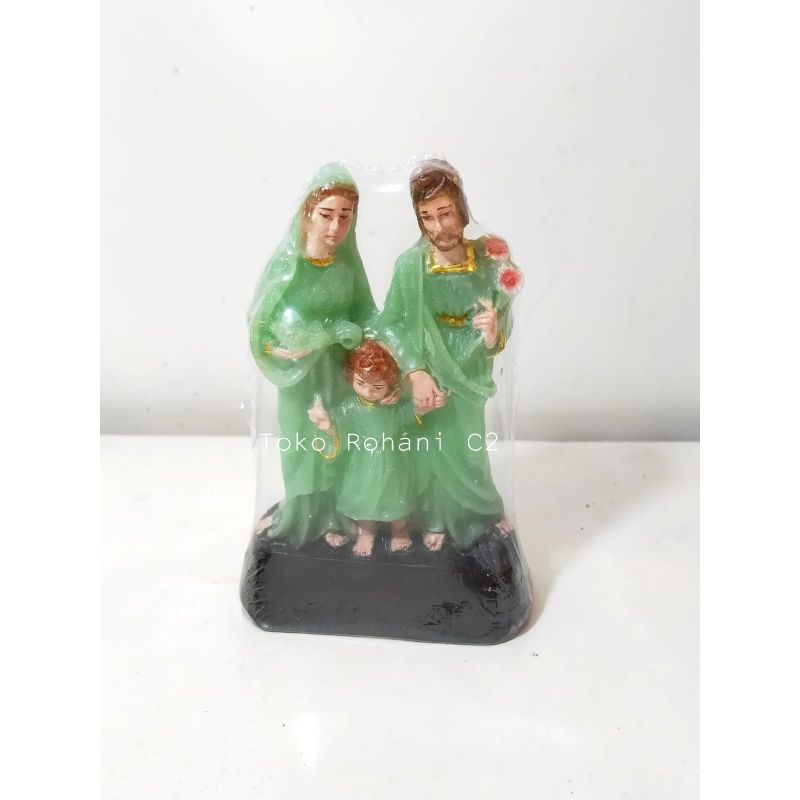 Patung KKB Keluarga Kudus Berdiri Fosfor RF 13cm (7116) -  Patung Keluarga Kudus - Patung Fosfor