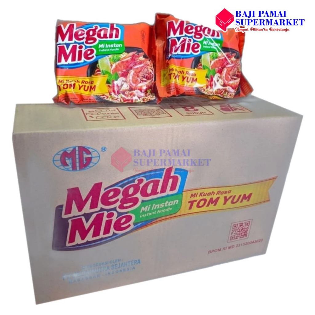 

Megah Mie Tom Yum 1 Dos isi 40