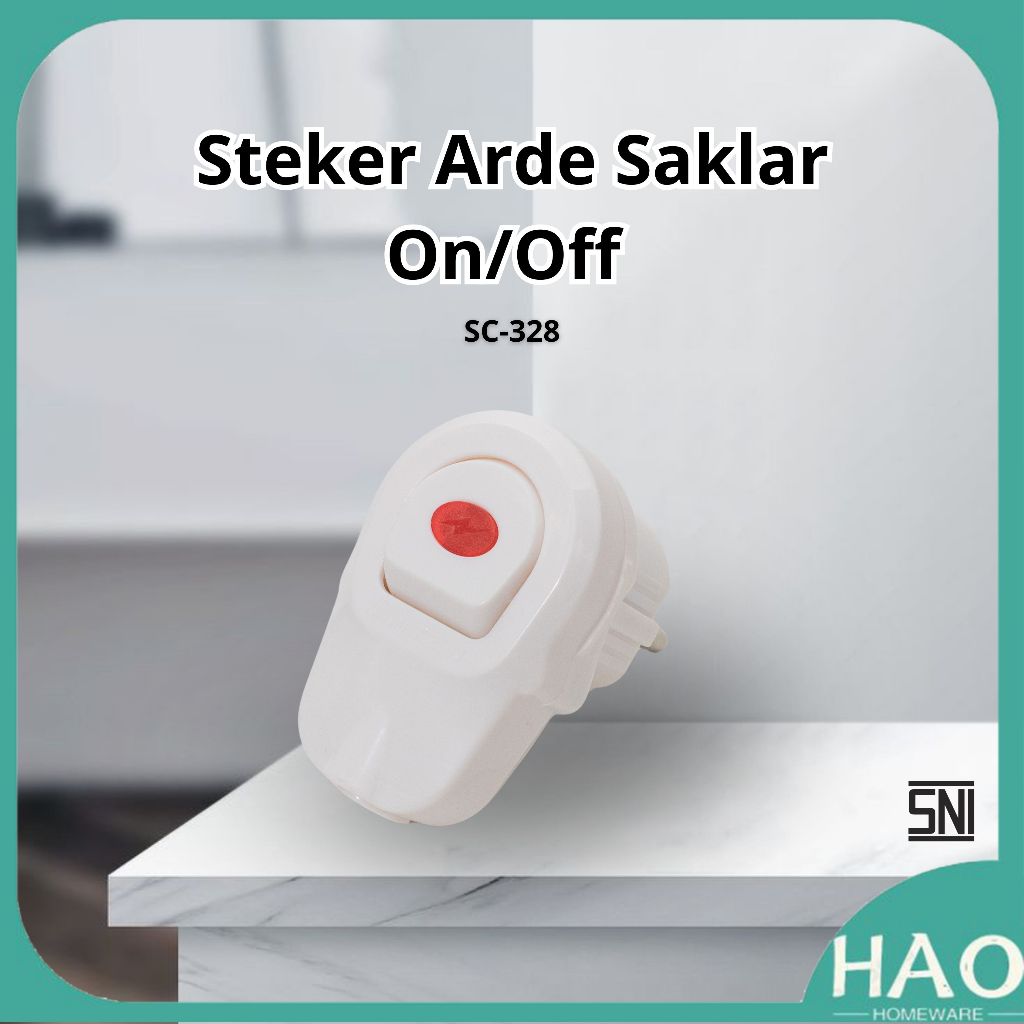 Steker/Colokan Plus Arde Saklar On/Off SC-328