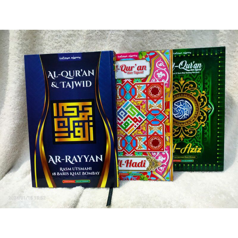 AL QURAN TAJWID TANPA TERJEMAH BESAR HARGA MURAH TANPA GARIS KERTAS CD/KERTAS BURAM-ALQURAN TAJWID B