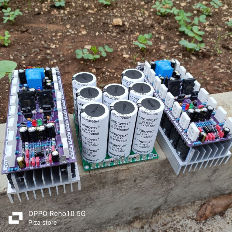 2.KIT DRIVER SOCL 506 TEF 2U 20CM LENGKAP KIT PSU 8 ELCO 100V 10000uf Audiovox tinggal colok PSU kit