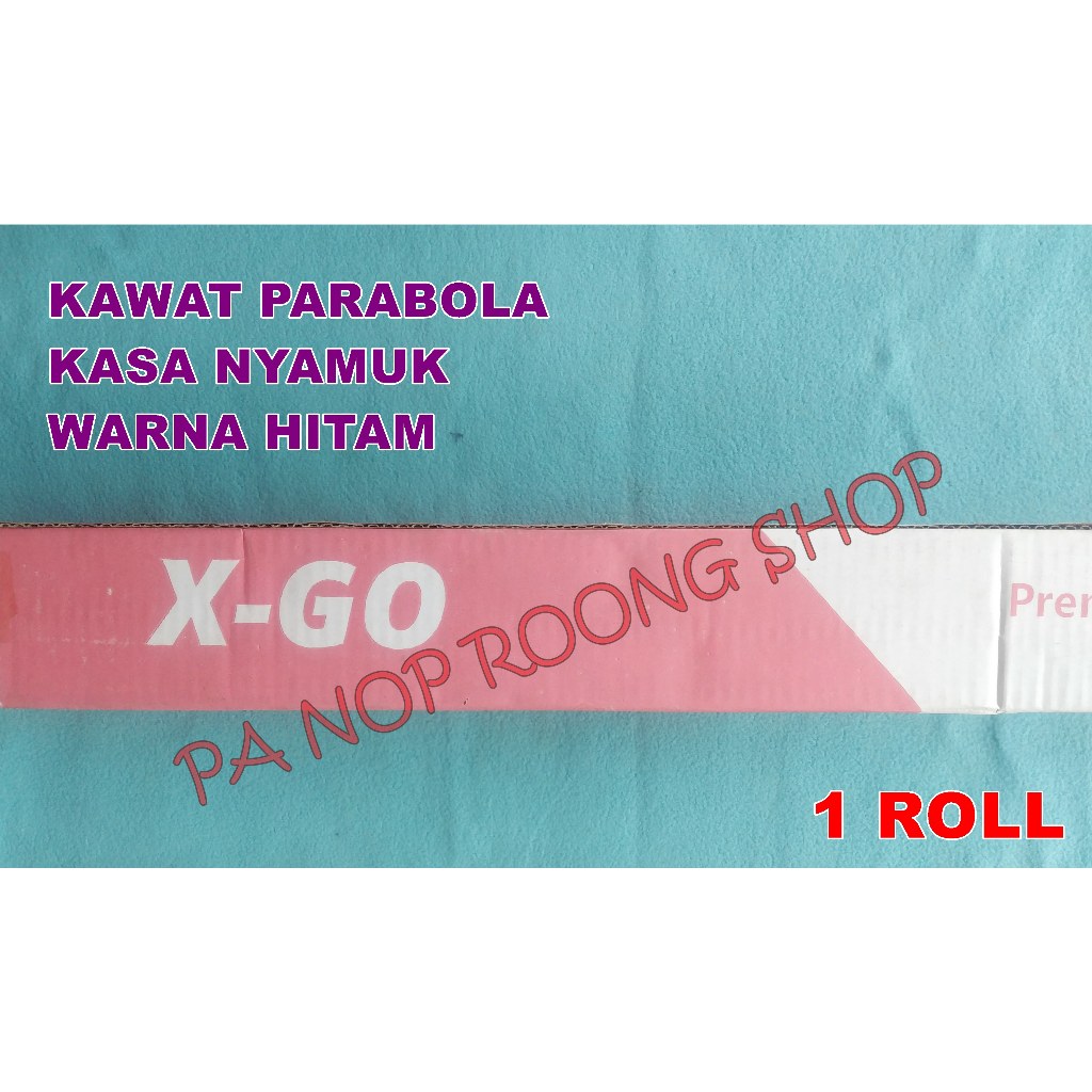 KAWAT PARABOLA KASA NYAMUK HITAM 1 ROLL