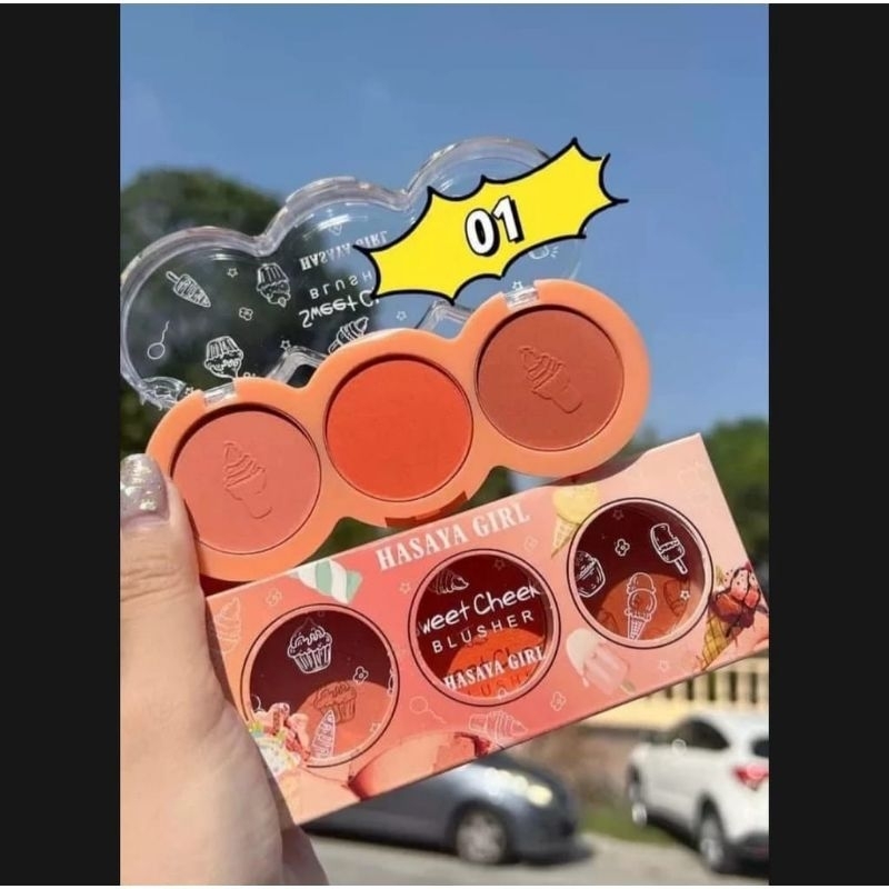 Hasaya Girl Ice Cream Blusher/Perona pipi/Blush On