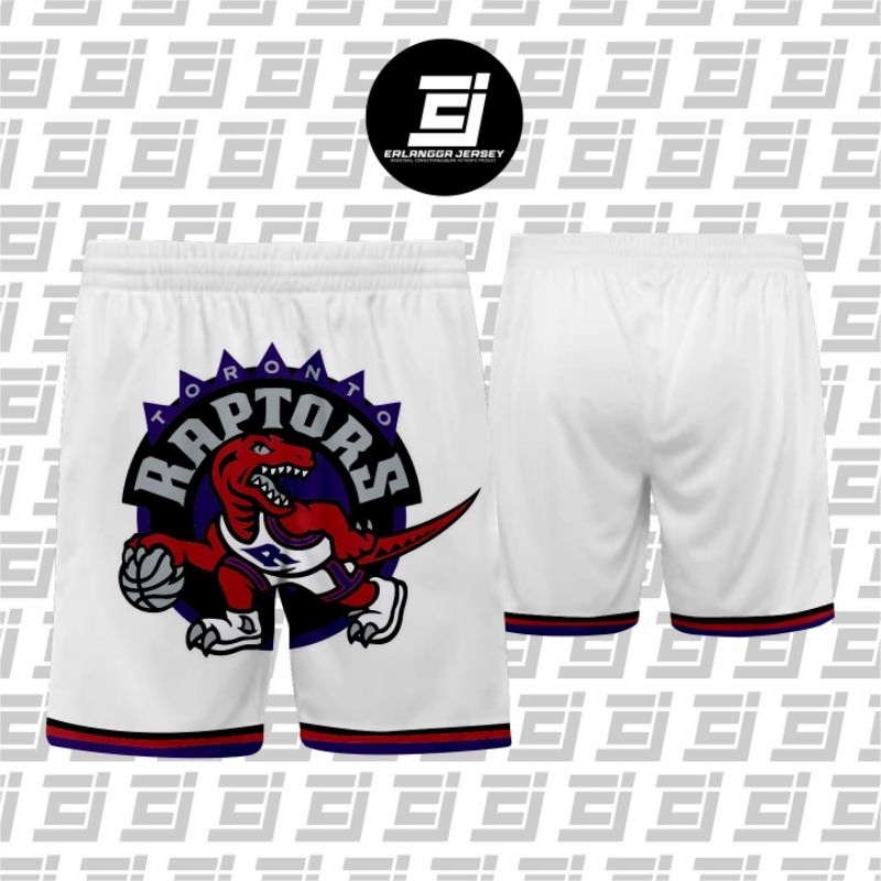 Celana Basket Raptors white Full Print Celana basket santai Celana basket regguler