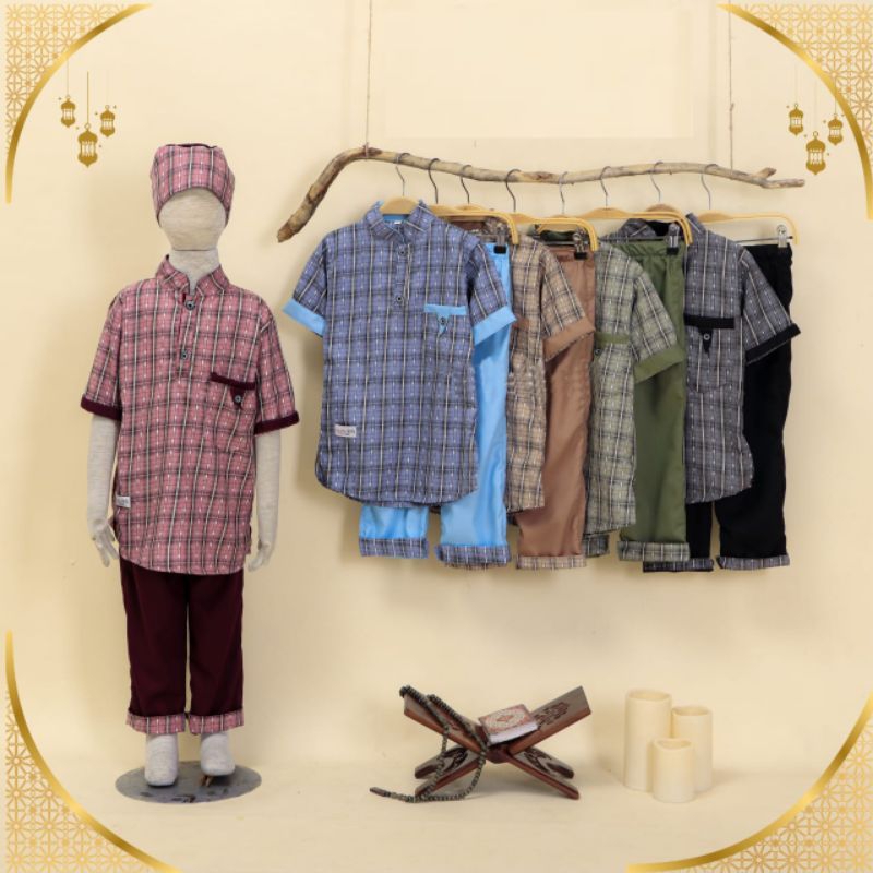 READY Setelan KOKO arabian / Baju KOKO ANAK 2-8 Tahun BISA COD