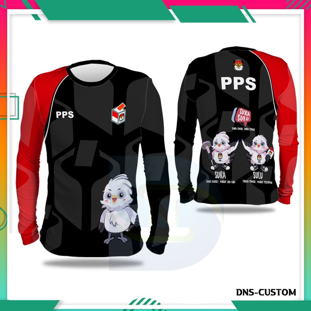 Kaos Pria PPS  bAJU Bawaslu 2024 baju pps bawaslu
