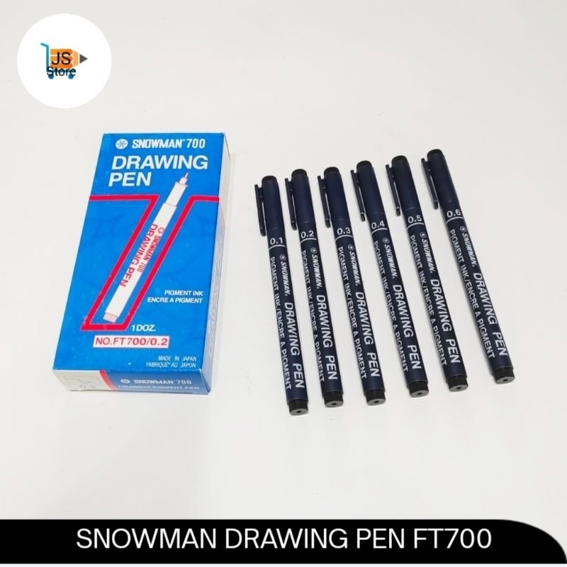 

Snowman Drawing Pen FT700 0.1/0.2/0.3/0.4/0.5/0.6/0.7/0.8