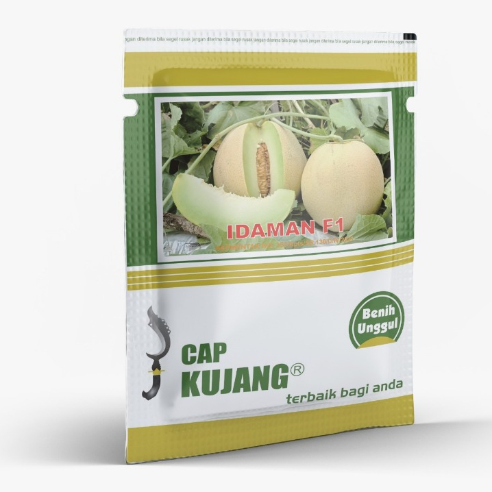 Benih bibit melon madu IDAMAN F1 isi 700 biji - CAP KUJANG