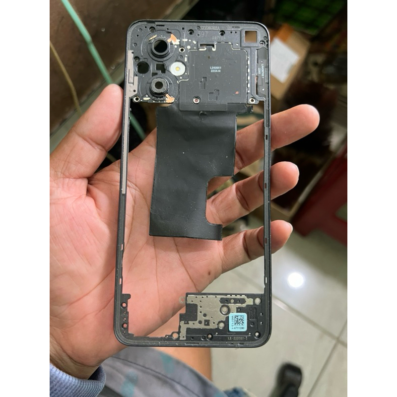 TULANG TENGAH BEZZEL FLEKSIBLE FLEXIBLE NFC OPPO RENO 7Z 5G ORIGINAL COPOTAN