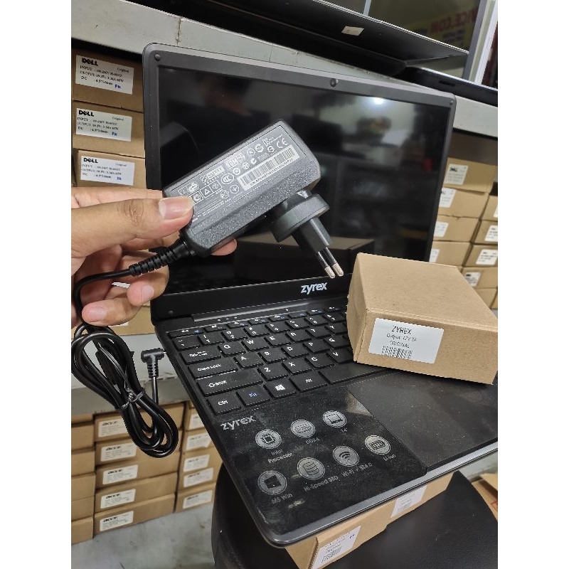 J4SL Adaptor Casan Charger Zyrex Sky 232 12V-2A 12V 2A Original 100% Model Terbaru