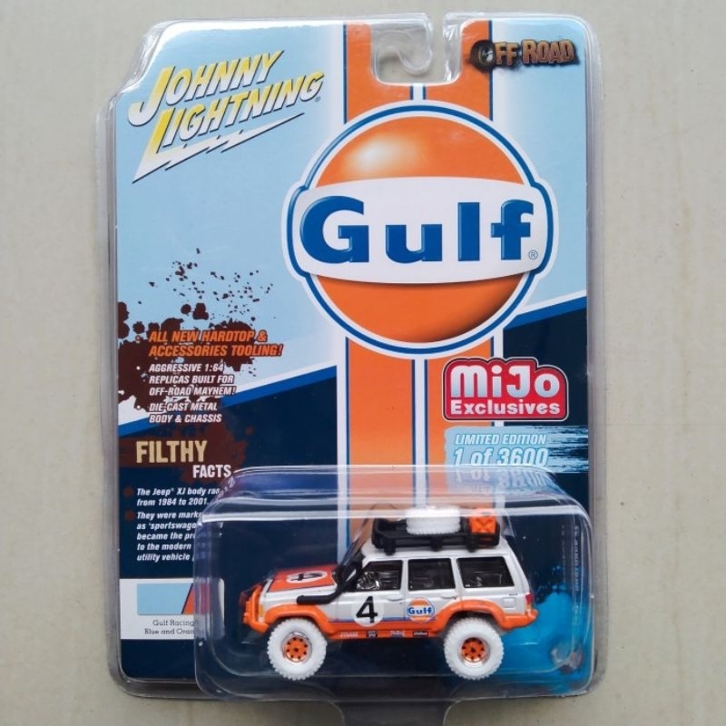 Johnny White Lightning Jeep Cherokee Gulf Chase