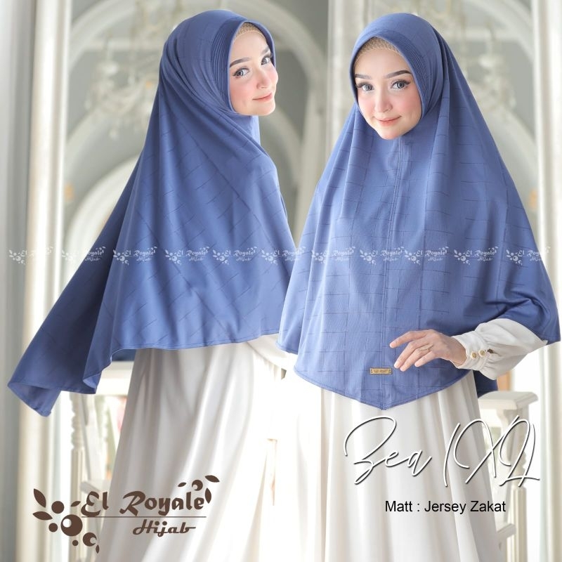 Hijab Instan Khimar Syar'i Zea XL  Original by El Royale Hijab