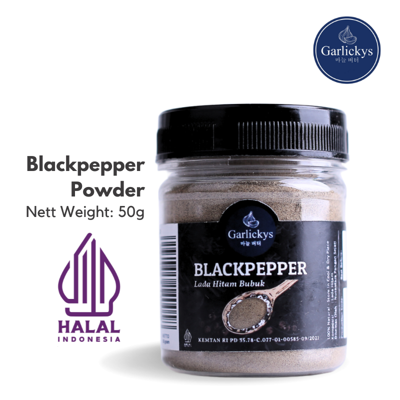 

GARLICKYS Lada Hitam Merica Bubuk Blackpepper Powder Ground