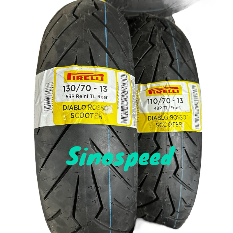 Ban Pirelli diablo rosso scooter 110/70-13 130/70-13