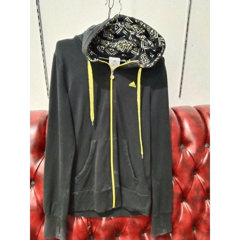 Hoodie Adidas tali hijau