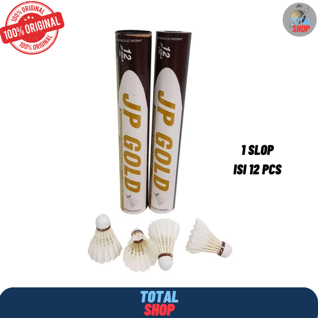 Shuttlecock JP GOLD / Shuttlecock Badminton JP GOLD / Kok Bulu Tangkis JP GOLD Original