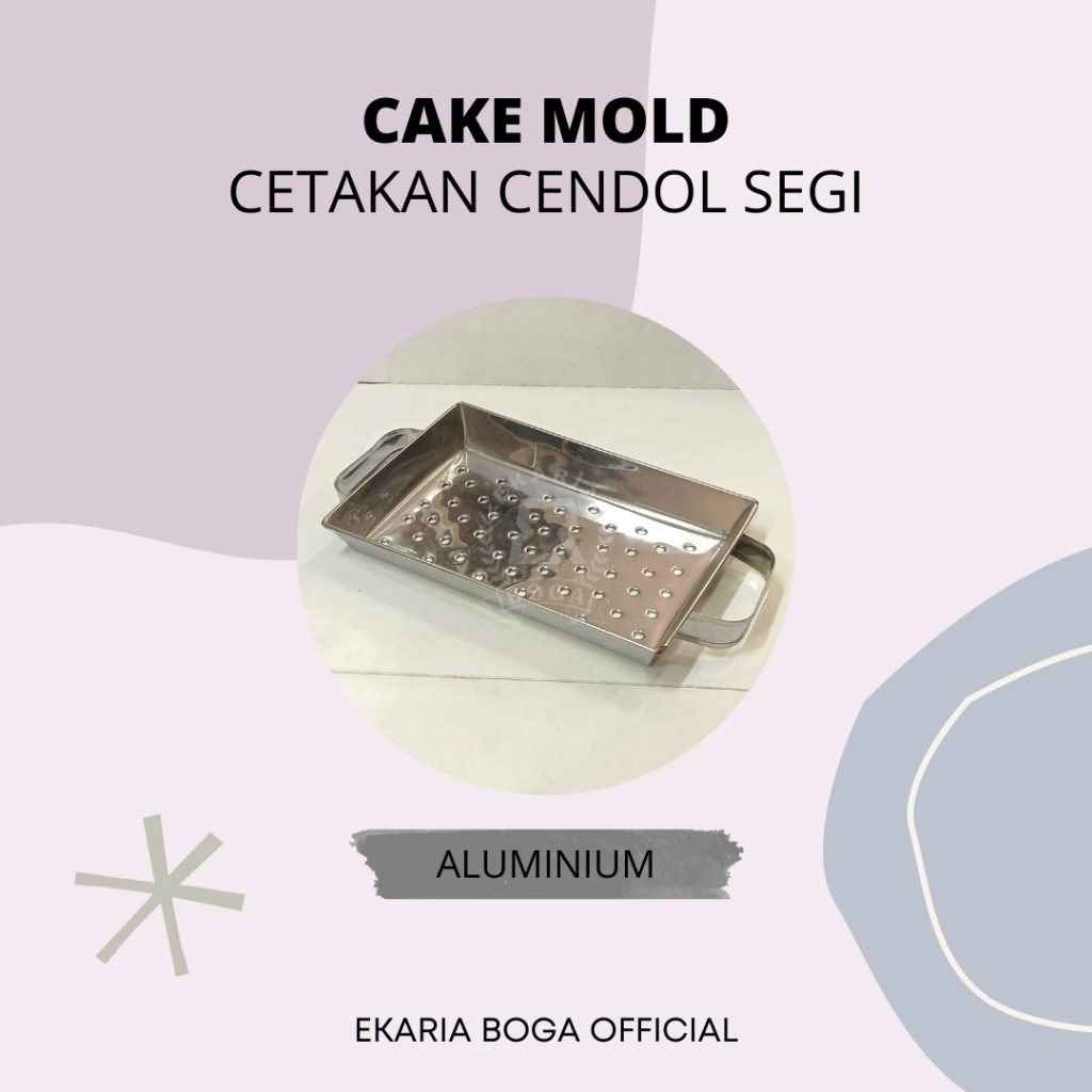 CAKE MOLD | CETAKAN CENDOL SARING | CETAKAN CENDOL DAWET | STAINLESS STEEL | CETAKAN CENDOL SEGI