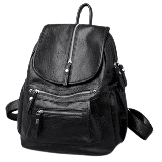 Tas Ransel  2 REST MUMU KULIT PU LEATHER Wanita tas ransel korean style Tas sekolah sma kuliah