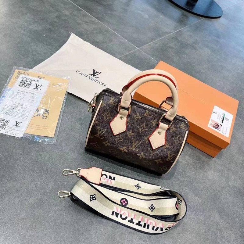 TAS SPEEDY LV FREE BOX INVOICE LENGKAP EMBOS