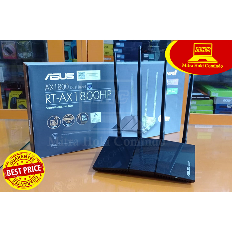 WIRELESS ROUTER ASUS RT-AX1800HP WIFI ROUTER ASUS RT-AX1800HP
