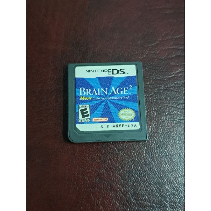 Brain Age 2 More Training in Minutes a Day USA Kaset Game Nintendo DS 3DS 2DS