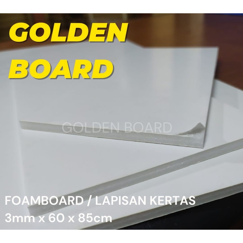 

Foamboard 3mm x 60 x 85cm