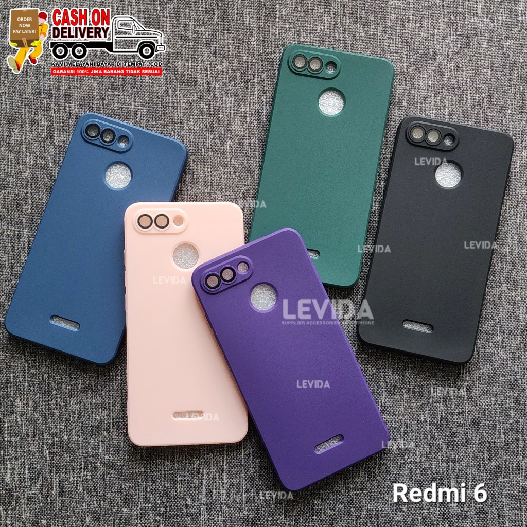Redmi 6 Redmi 6 Pro Redmi 6A Redmi 7 Redmi 7A  Softcase Lens Pro Kamera Silicon Slim BlackMatte Redmi 6 Redmi 6 Pro Redmi 6A Redmi 7 Redmi 7A
