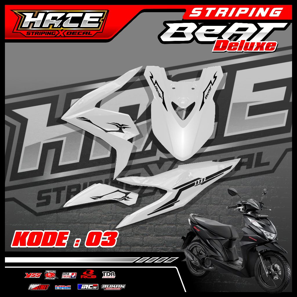 03 STICKER CUTTING BEAT DELUXE - STICKER STRIPING CUTTING BEAT DELUXE LIST GRAFIK
