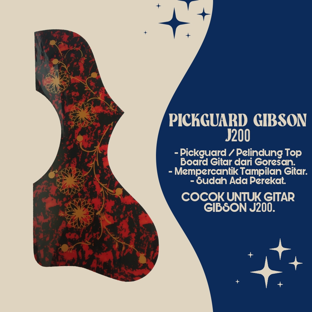 Pickguard Gitar Gibson J200