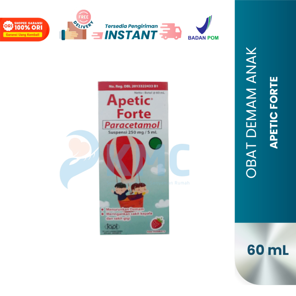Apetic Forte 60ml Paracetamol Anak
