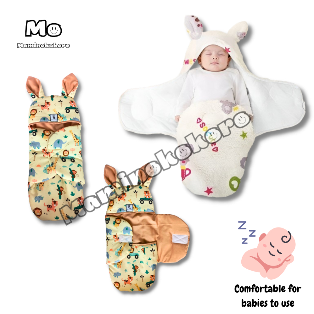 Selimut Karakter Bayi | Bedong Instan | Bedong Bayi Karakter | Selimut Bedong Bayi Karakter | Selimu