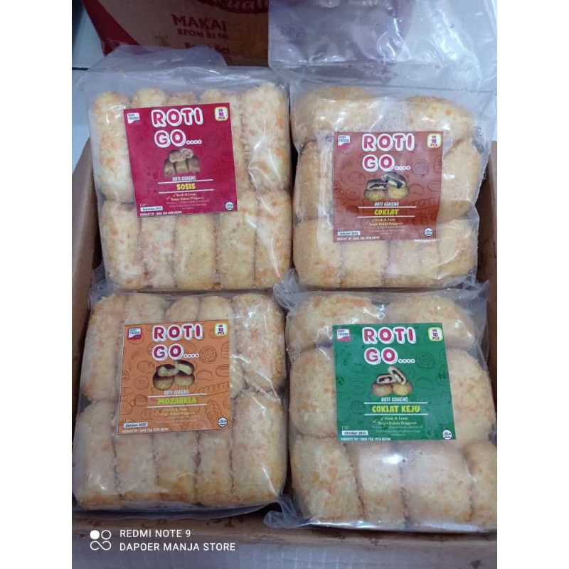 

Roti Go Cokju, Roti Goreng Coklat Keju (Isi 10 pcs)