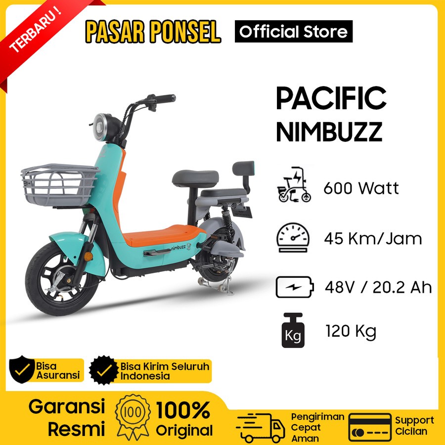 SEPEDA LISTRIK PACIFIC NIMBUZZ TERMURAH