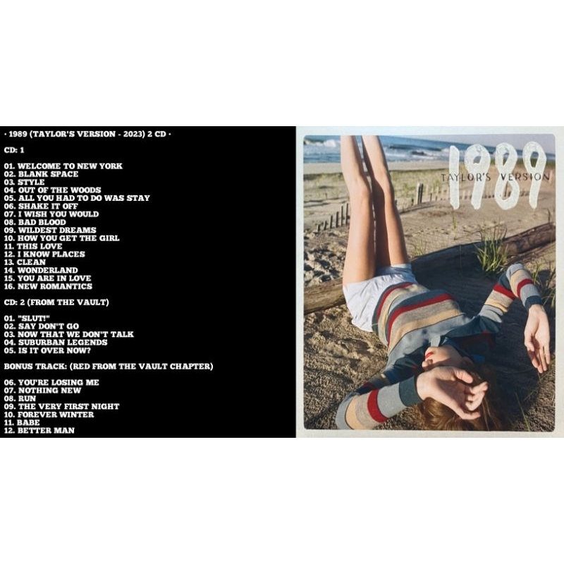taylor swift cd album 1989 taylor's version 2023