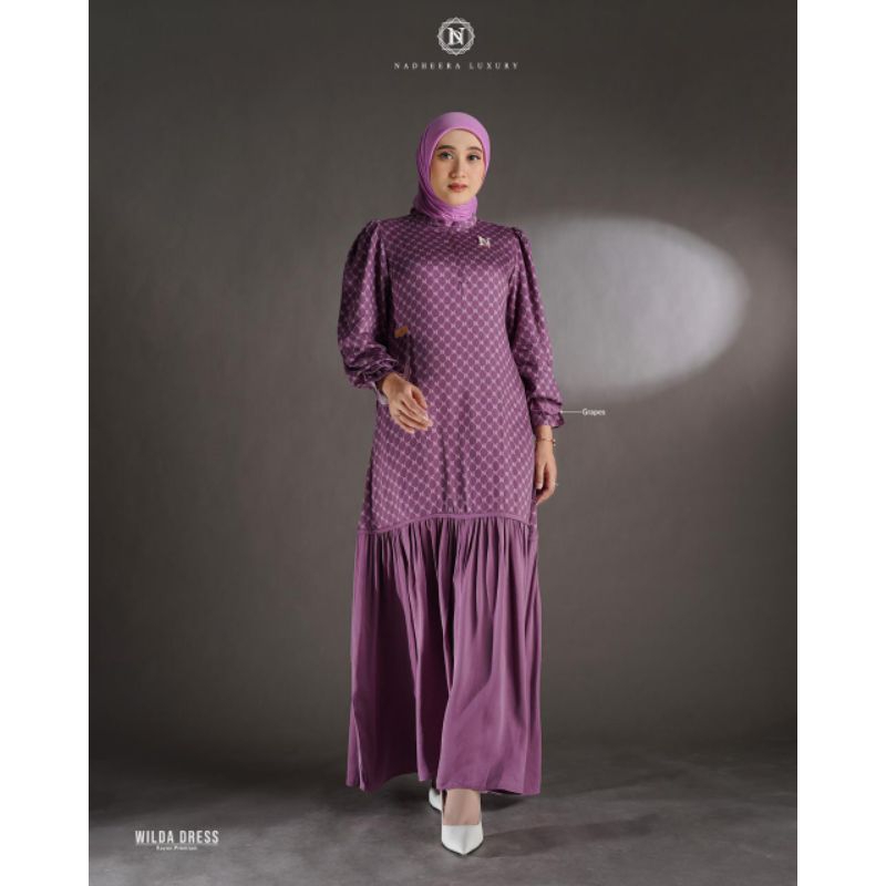 [NEW] ✔️ COD | WILDA DRESS BY NADHEERA LUXURY • GAMIS / GAMIS MOTIF / GAMIS DUYUNG / DUYUNG / GAMIS 