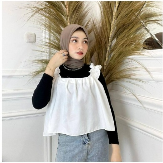 BEBENGKRIBBO - OOTD WANITA REMAJA ABG KEKINIAN / ATASAN WANITA HIJAB STYLE