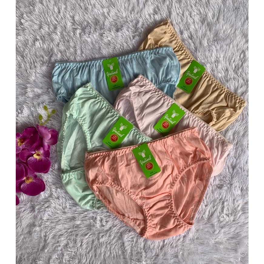 (3&6 Pcs)  Celana Dalam Wanita Dewasa YUTIND 002  Karet Zig -Zag
