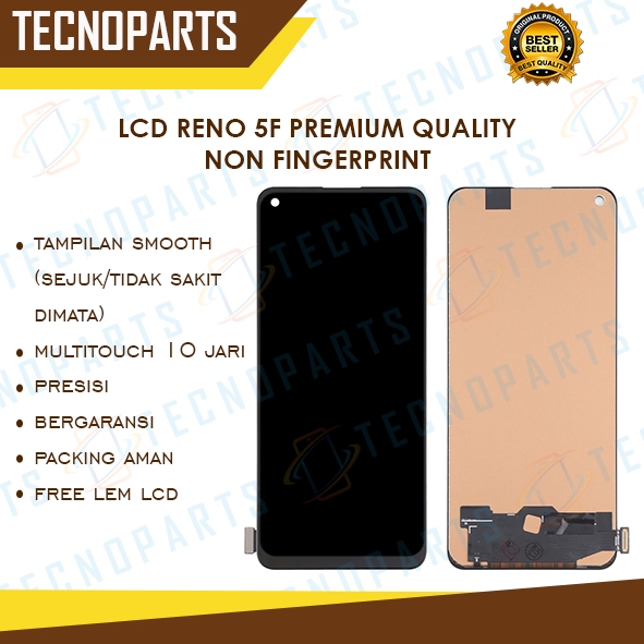 GROSIR LCD OPPO RENO 5F NON FINGERPRINT ORIGINAL 100% FULLSET TOUCHCREEN