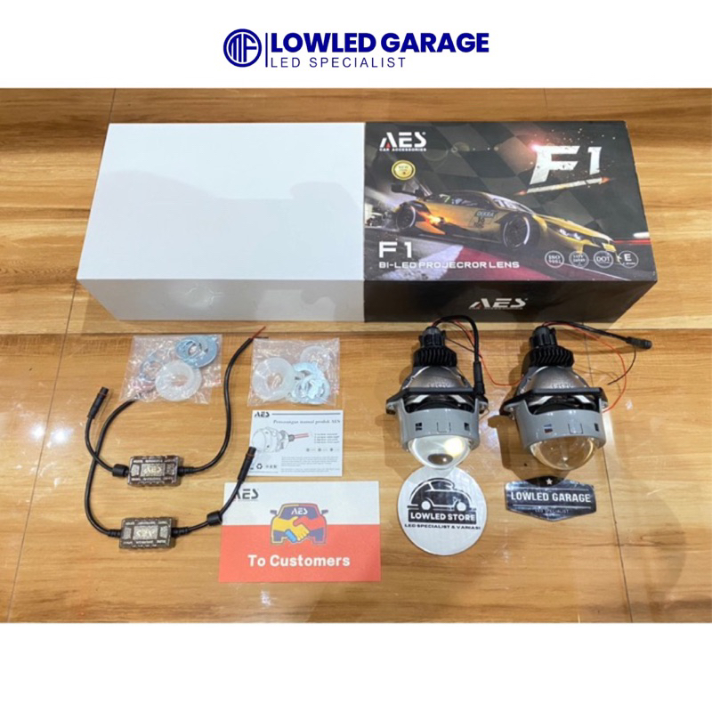 PROJECTOR BILED AES F1  3 INCH 70W BLUEFIRM DUAL CHIP LED
