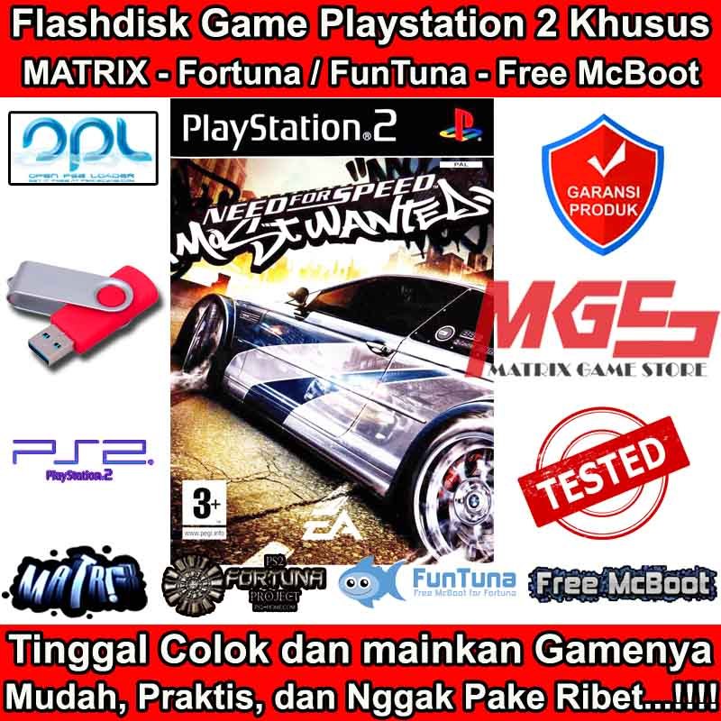 Flashdisk Game PS2 PS 2 NFS Need for Speed - Most Wanted
