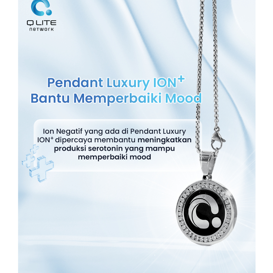 Pendant Kalung kesehatan QLITE LUXURY ION plus bukan Pendant MCI