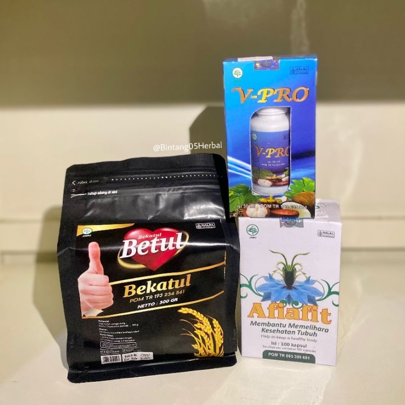 Paket Kombinasi Lengkap (Vpro+Afiafit+Bekatul)