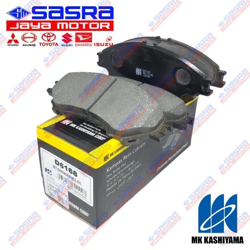 ruzzganss - Brake Pad Depan Rush Terios F800 Xpander MK Kashiyama MKK.D6168